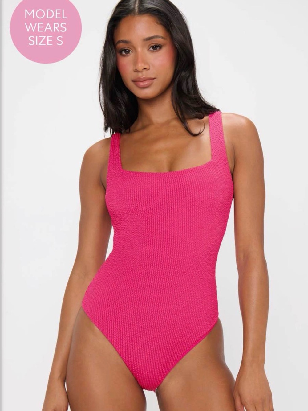 Show Me Your Mumu - The Scrunch One Piece - Dragonfruit - Medium - NWT